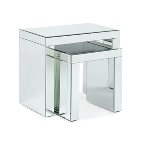 Venetian Nest Of Tables Dunelm Venetian Nest Of Tables Dunelm, Dunelm Venetian Mirrored Furniture