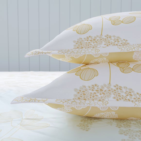 Dorma Daylesford Floral 100 Cotton Continental Square Pillowcase Dunelm