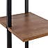 Fulton Clothes Rail with Shelves Natural (Brown)