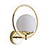 Fort Halo Bathroom Wall Light Champagne Champagne