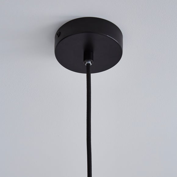 elements jaula 70cm ceiling fitting black