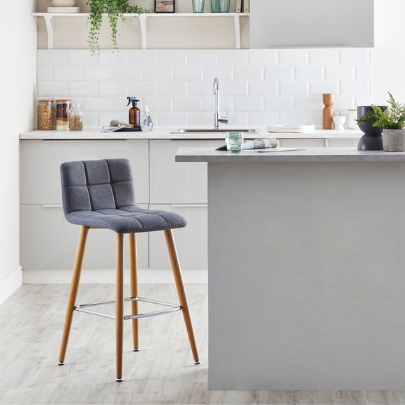 kitchen with seating island