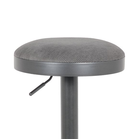 terni bar stool grey pu leather