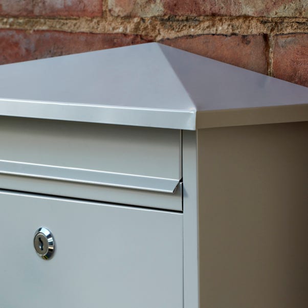Grey Post Box | Dunelm