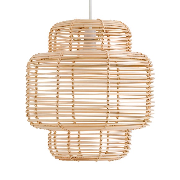 rattan lamp shade dunelm