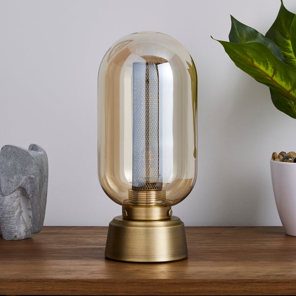 dunelm brass lamp