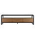 Dillon Oak Extra Wide TV Stand Wood (Brown)
