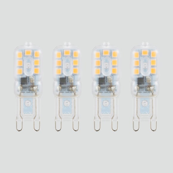 Status 2.2W G9 Cool White Bulb 4 Pack Dunelm
