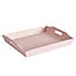 Painted Wooden Tray Pink Pink