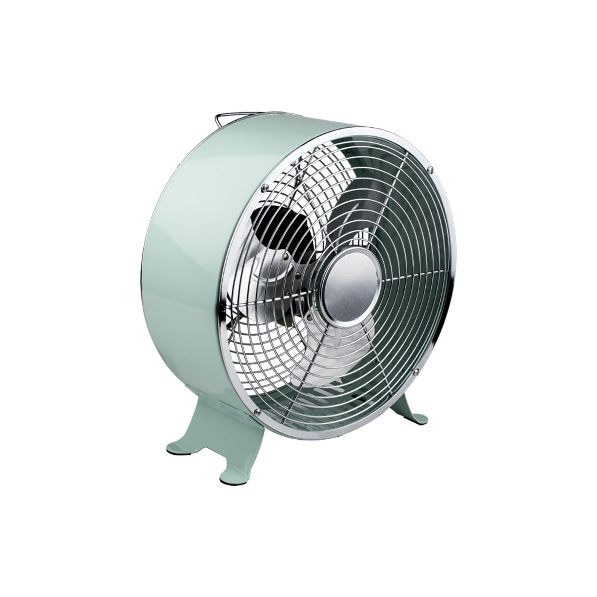 8" Mint Retro Desk Fan | Dunelm