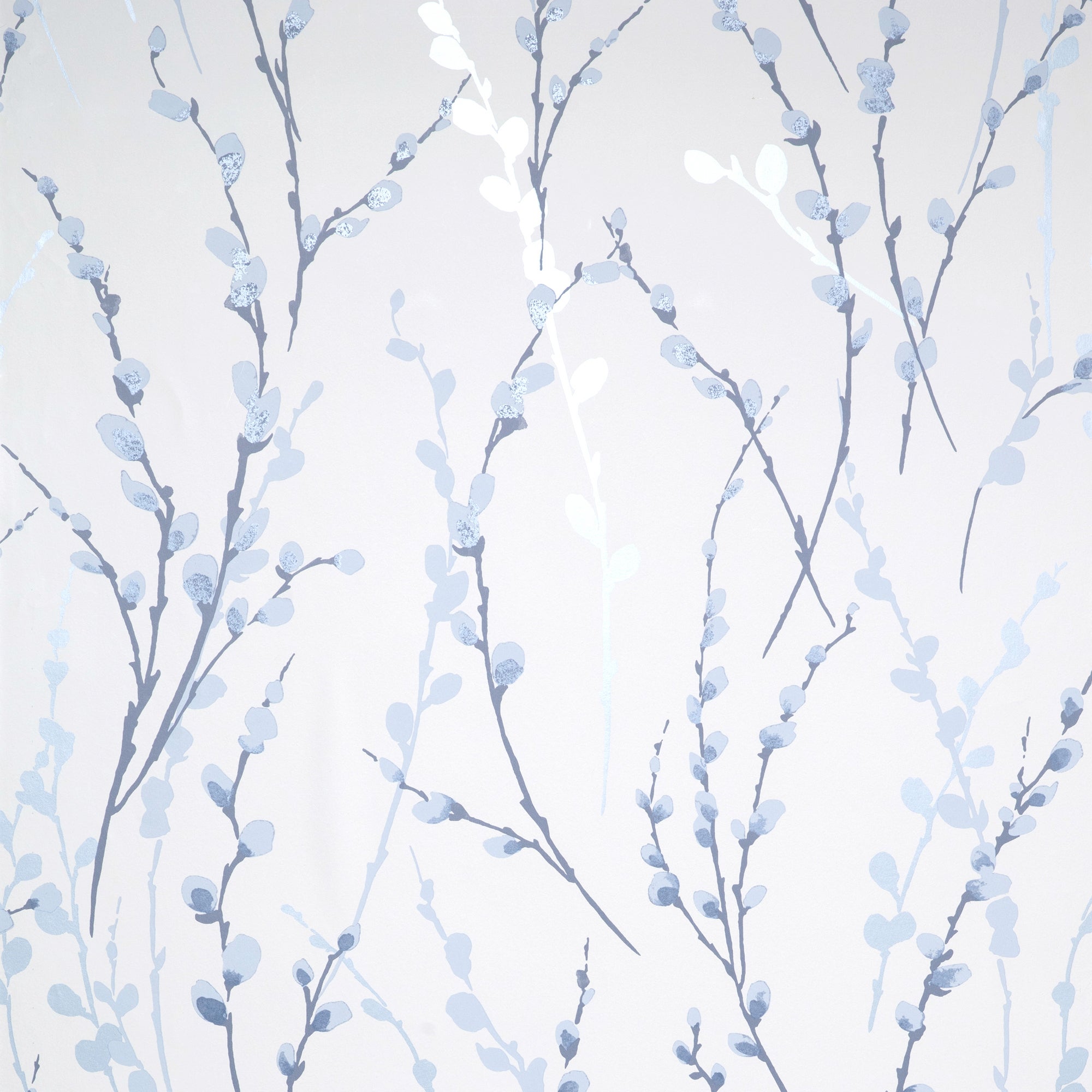 Belle Blue Wallpaper Dunelm