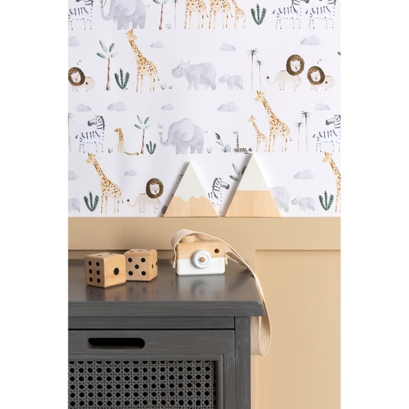Safari Natural Wallpaper Dunelm