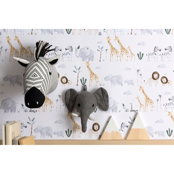 Safari Natural Wallpaper Dunelm