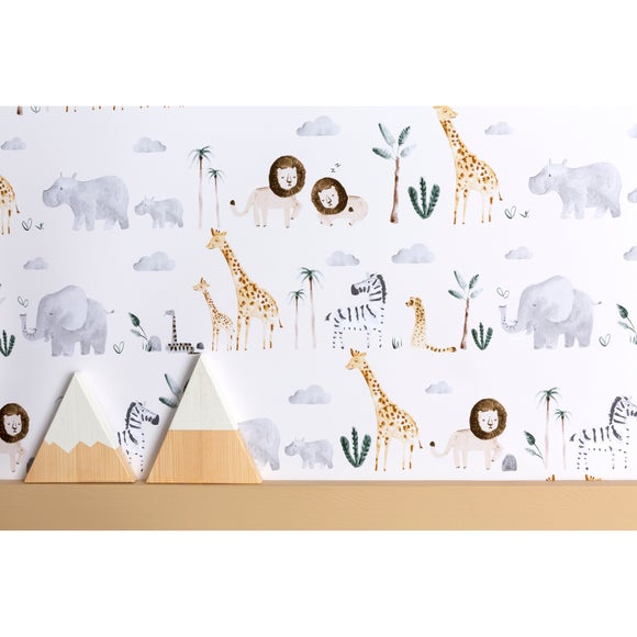 Safari Natural Wallpaper Dunelm