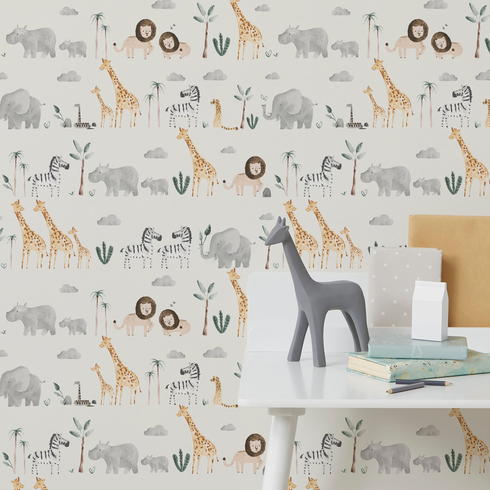 Safari Natural Wallpaper | Dunelm