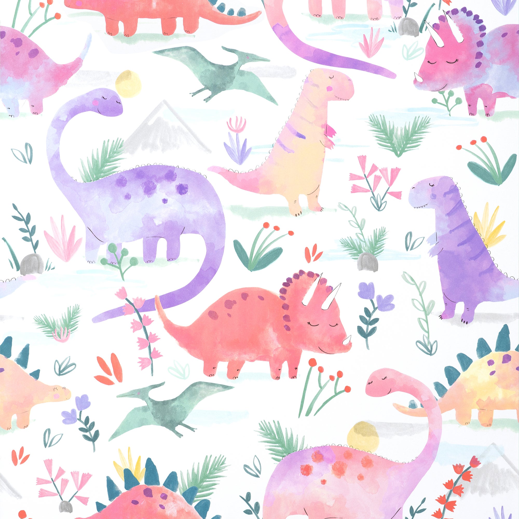 cute dino pink