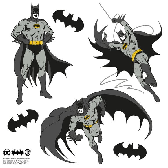 Batman Small Wall Stickers Dunelm