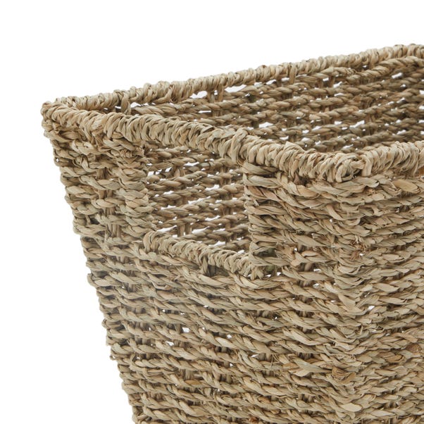 Seagrass Tapered Basket Small Natural (Brown)