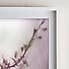 Dorma Purity Dreamy Blossom Mounted and Box Framed Exclusive Nature Print Pink undefined