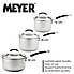 Meyer Induction Stainless Steel 5 Piece Set Black