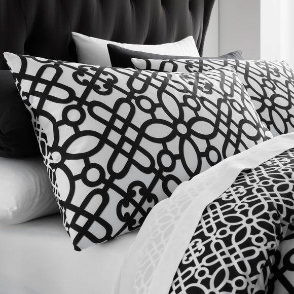 dunelm black and white bedding