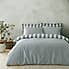 Holmes Green Striped 100% Cotton Reversible Duvet Cover and Pillowcase Set  undefined