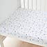 Set of 2 Doodle Dino Blue 100% Cotton Fitted Sheets  undefined