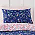 Fairies Blue and Pink 100% Cotton Reversible Duvet Cover and Pillowcase Set  undefined
