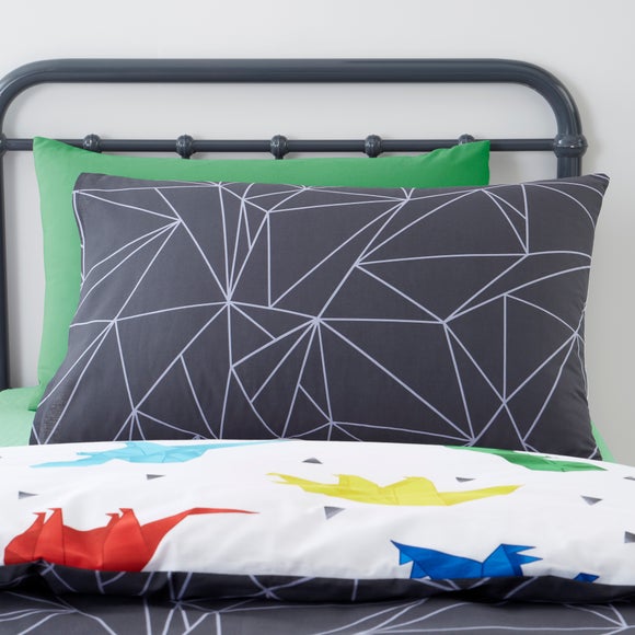Origami Dino 100% Cotton Reversible 