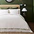 Dorma Yeldwood Embroidered 100% Cotton Duvet Cover and Pillowcase Set  undefined