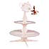 Ginger Ray Floral Tea Pot Cake Stand Light Pink