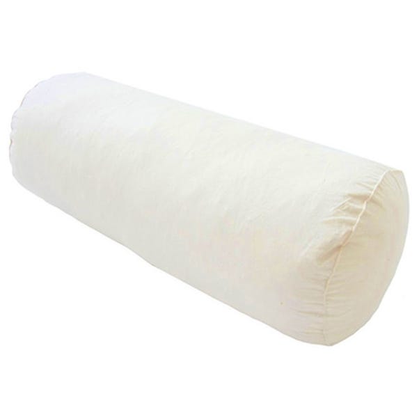 Duck Feather Bolster Cushion Pad Cream undefined