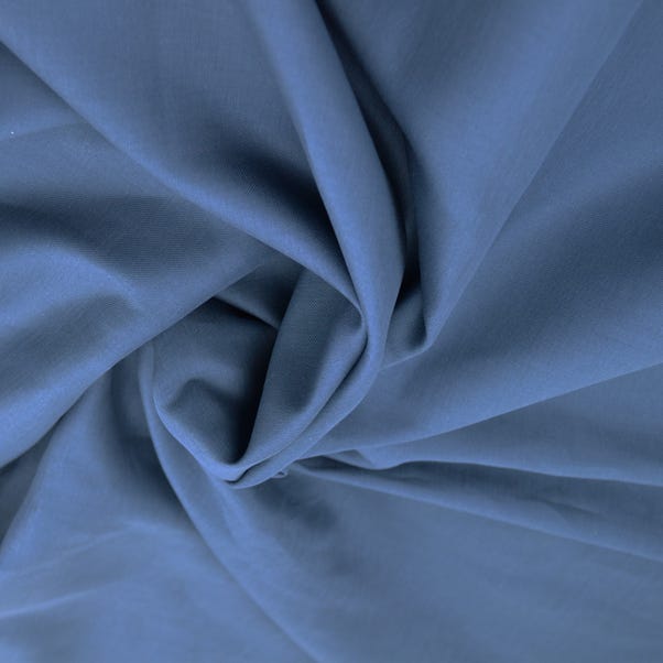 By the Metre Cotton Sateen Fabric Royal Blue