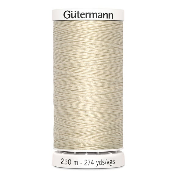 Gutermann Sew All Thread White Fawn (169)