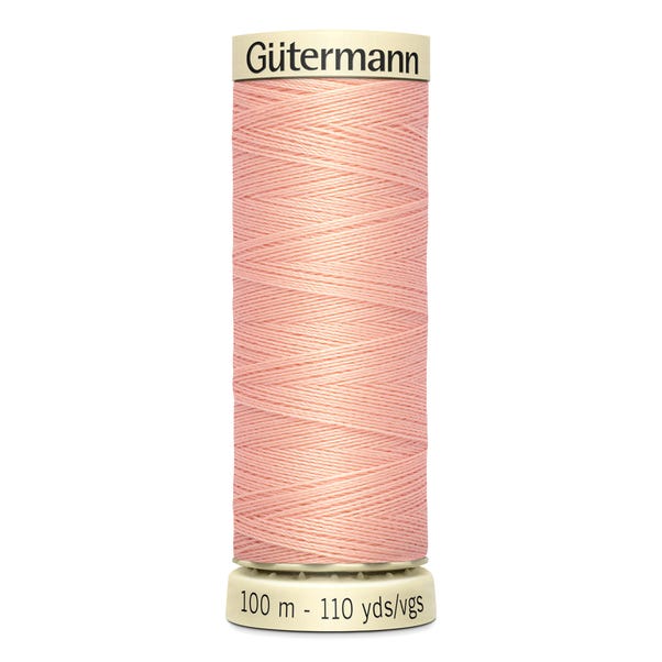 Gutermann Sew All Thread Light Peach (165)  undefined
