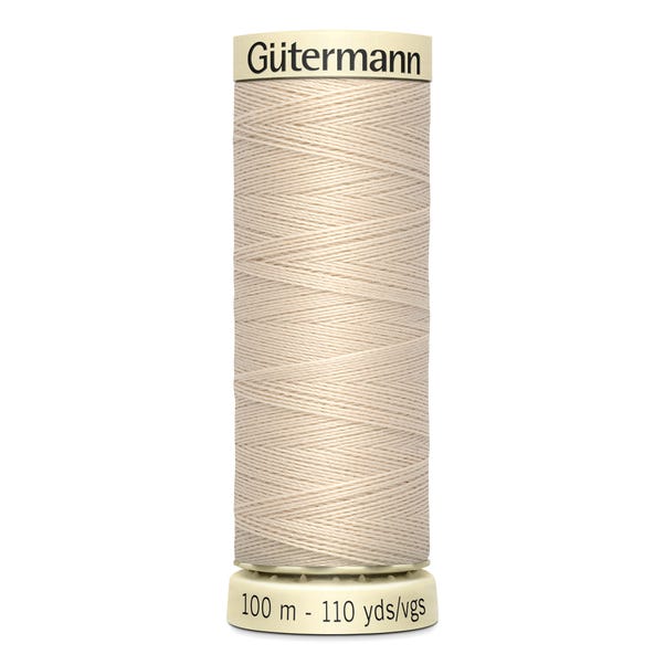Gutermann Sew All Thread White Fawn (169)  undefined