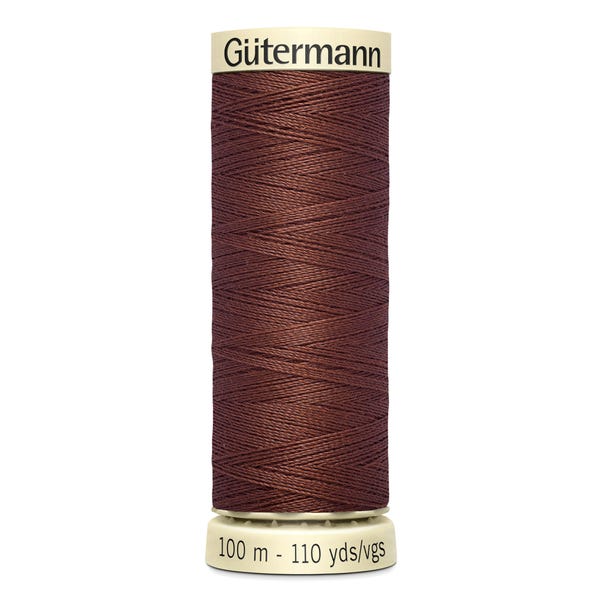 Gutermann Sew All Thread 100m Brown (478) Brown undefined