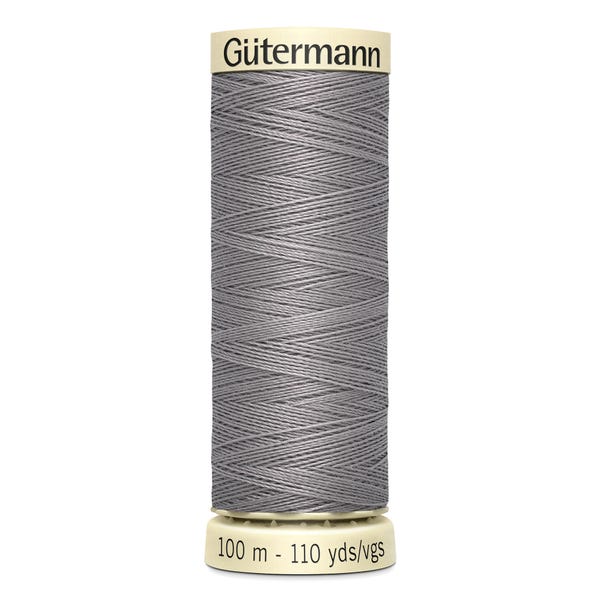 Gutermann Sew All Thread 100m Grey (493) Grey undefined