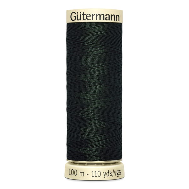 Gutermann Sew All Thread 100m Dark Green (687) image 1 of 2