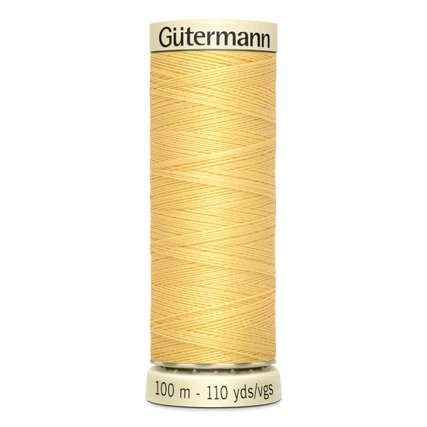 Gutermann Sew All Thread Yellow (7)  undefined