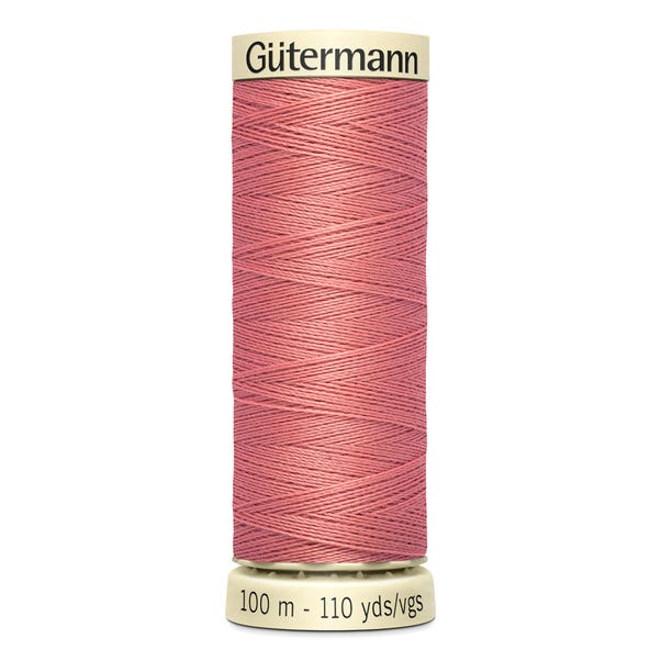 Gutermann Sew All Thread 100m Coral Rose (080) image 1 of 2