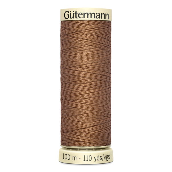 Gutermann Sew All Thread 100m Brown (842) image 1 of 2
