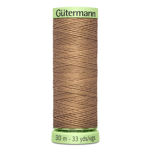 Gutermann Top Stitch Thread 30m Tan (Brown) (139) image 1 of 2