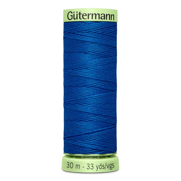 Gutermann Top Stitch Thread 30m Electric Blue (322) image 1 of 2