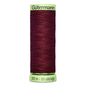 Gutermann Top Stitch Thread 30m Burgundy (369)