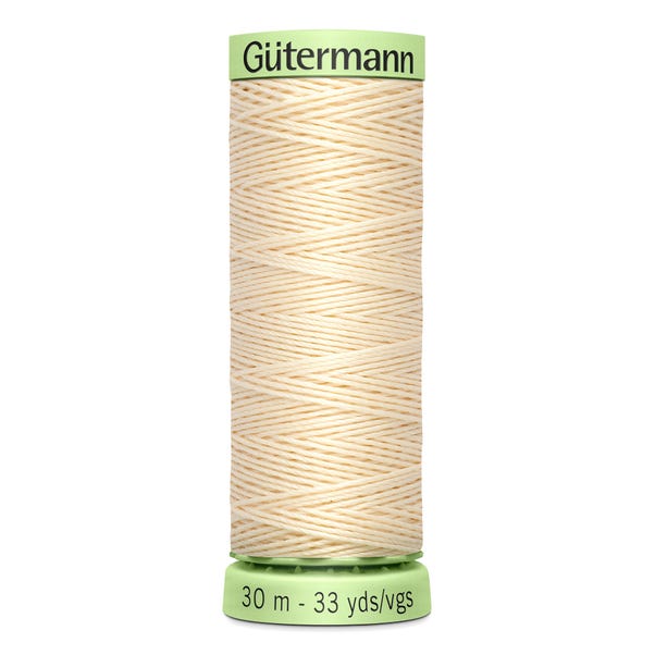 Gutermann Top Stitch Thread 30m Ivory (414) image 1 of 2