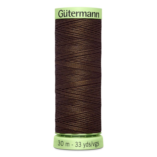 Gutermann Top Stitch Thread 30m Spice (Brown) (694) image 1 of 2