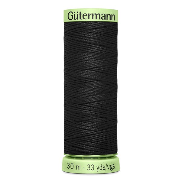 Gutermann Top Stitch Thread 30m Black image 1 of 2