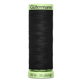 Gutermann Top Stitch Thread 30m Black