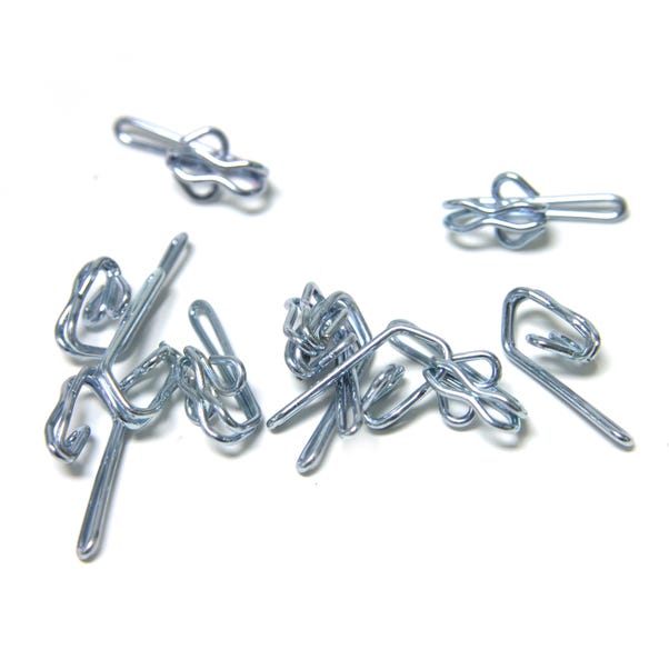 Pack of 25 Metal Curtain Hooks image 1 of 1
